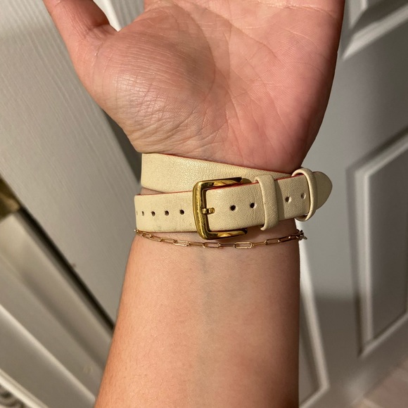 Double Wrap Gold Kate Spade Watch - Champagne and Pink - Picture 5 of 11